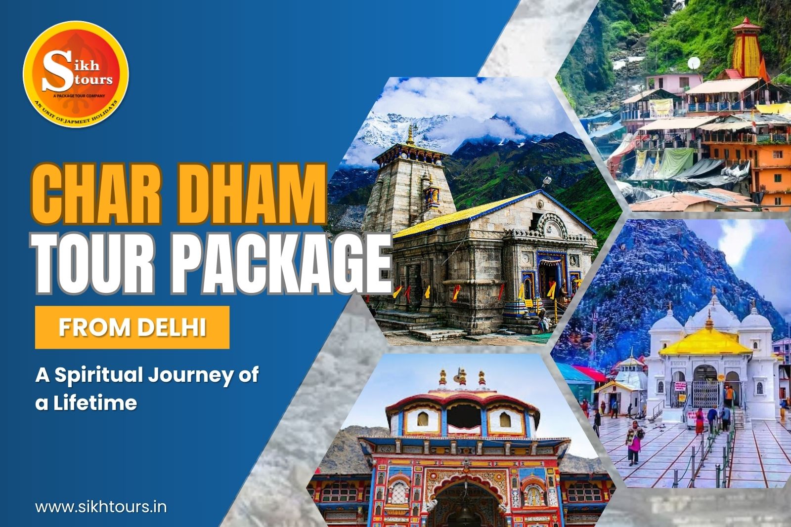 Char Dham Tour Package from Delhi: A Spiritual Journey of a Lifetime